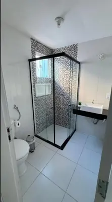 Uma casa de banho em House in Eusébio condominium