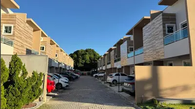 A vizinhança circundante ou próxima da casa de férias
