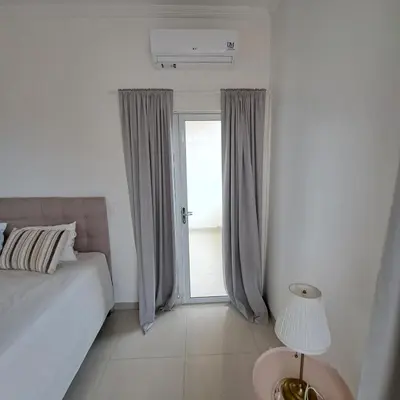 Uma cama ou camas num quarto em Residencial Náutico