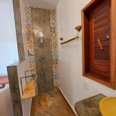 Uma casa de banho em Casa Nossa Preá