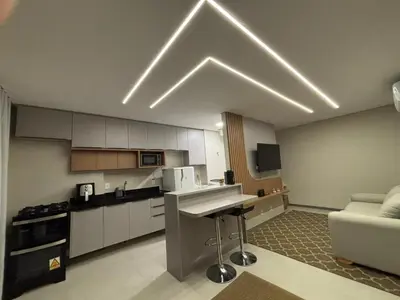 A cozinha ou kitchenette de Conforto em Fortaleza
