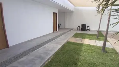 Um jardim no exterior de House in Jijoca de Jericoacoara