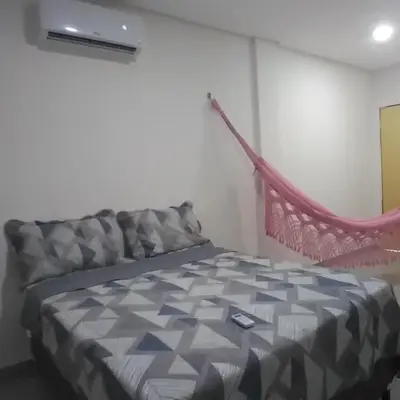 Uma cama ou camas num quarto em House in Jijoca de Jericoacoara