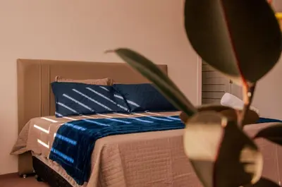 Uma cama ou camas num quarto em Soulkite House Brazil