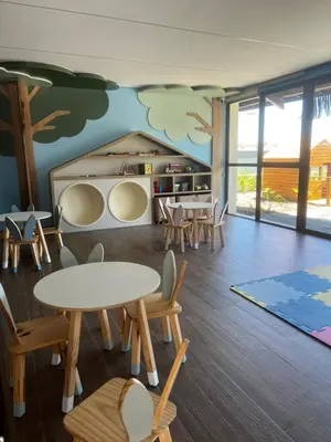 Uma área de estar em Casa Fortim Eco Village