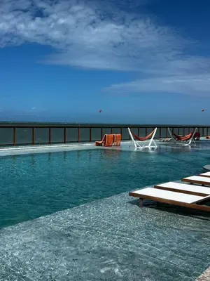 A piscina em ou perto de Casa Fortim Eco Village