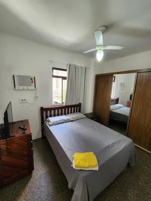 Uma televisão e/ou sistema de entretenimento em Apartamento em Meireles, Praia de Iracema