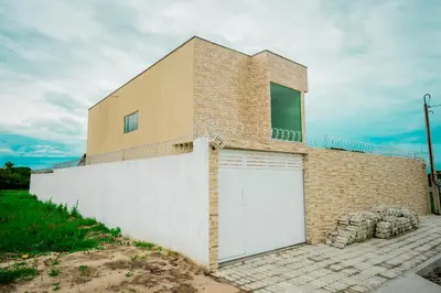 O edifício onde a casa de férias está situado