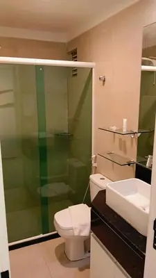 Uma casa de banho em Flat Brasil tropical 803