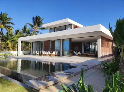 O edifício onde a villa está situado