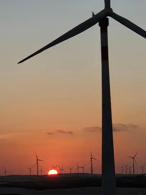 O nascer ou o pôr do sol visto a partir do hotel