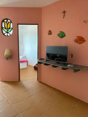 A planta de Family apartment near Beach Park