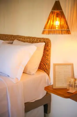 Uma cama ou camas num quarto em Villa Loui Beach Icaraizinho-Ce