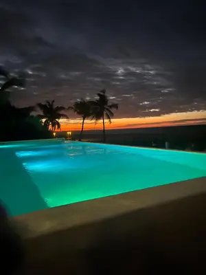 A piscina em ou perto de Vila Moitas Casa SURI