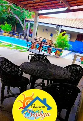 A piscina em ou perto de ChacaraSophya