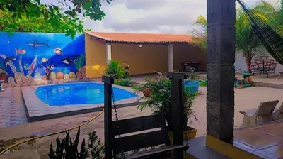 A piscina em ou perto de ChacaraSophya