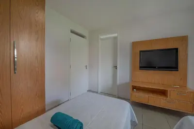 Uma televisão e/ou sistema de entretenimento em Paraíso das Dunas #15 - Pé na Areia By Carpediem