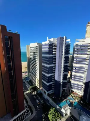 Uma vista geral de Fortaleza ou a vista da cidade a partir do apartamento