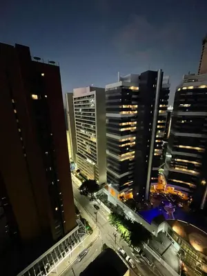 Uma vista geral de Fortaleza ou a vista da cidade a partir do apartamento