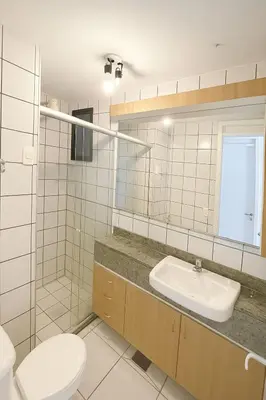 Uma casa de banho em Alta Vista Apartamento - 1min da Praia de Iracema