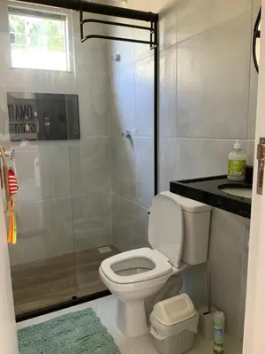 Uma casa de banho em Casa dos cajueiros