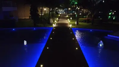 A piscina em ou perto de Apartamento á Beira Mar no Porto das Dunas, Aquiraz - Perto do Beach Park