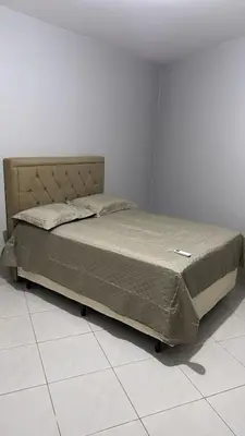 Uma cama ou camas num quarto em Chácara Rbs