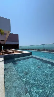 A piscina em ou perto de Studio Ônix no Beach Class Meireles