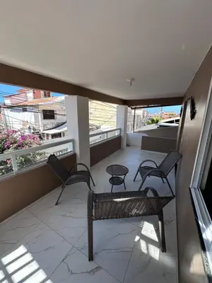 Uma varanda ou terraço em Residência Lugnier