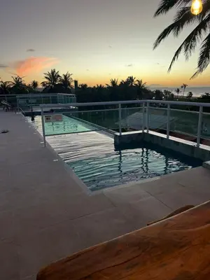 A piscina em ou perto de Apartamento Flat Flecheiras