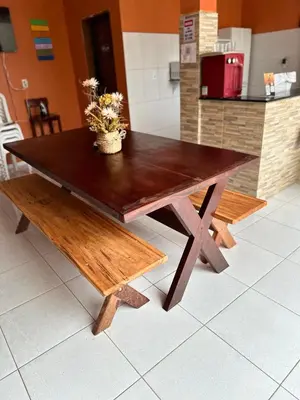 A cozinha ou kitchenette de Pousada ExtraLar
