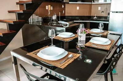 A planta de Loft Praia by Holiday Stays