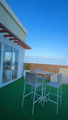 Uma varanda ou terraço em Apartamento aconchegante