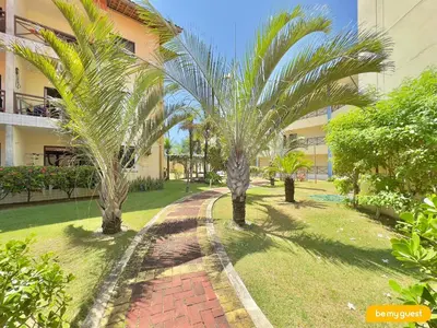 Um jardim no exterior de Vila do Mar - Porto das Dunas