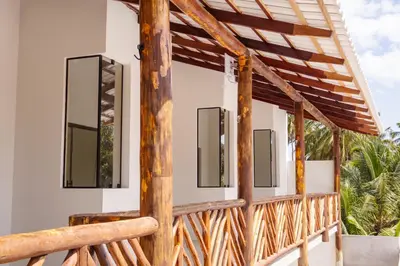 Uma varanda ou terraço em Pousada Beira dagua