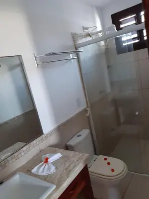 Uma casa de banho em Rancho Palü