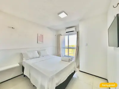 Uma cama ou camas num quarto em Beach Townhouses IV