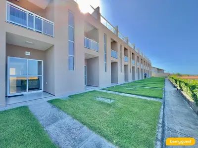 O edifício onde a casa de férias está situado