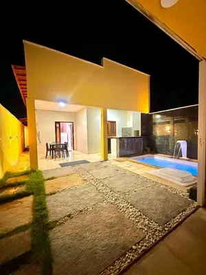A piscina em ou perto de Casa de Praia - Preá - CE