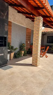 O edifício onde a casa de férias está situado
