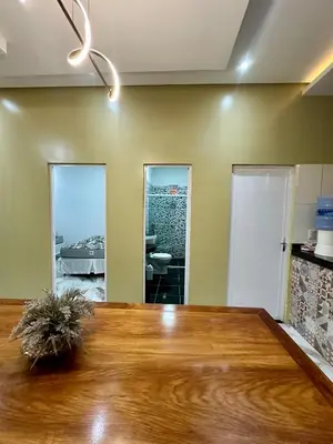 A cozinha ou kitchenette de Casa no paraíso para temporada