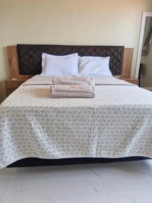 Uma cama ou camas num quarto em Pousada Ap