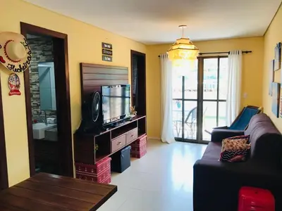 Uma televisão e/ou sistema de entretenimento em Paraíso em Flecheiras