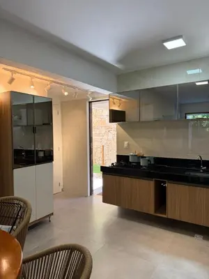 A cozinha ou kitchenette de Apart Serra Bella Guaramiranga