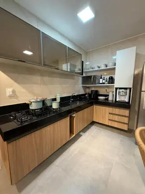 A cozinha ou kitchenette de Apart Serra Bella Guaramiranga