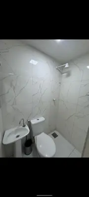 Uma casa de banho em Apartamento por temporada Edifício Amazonas