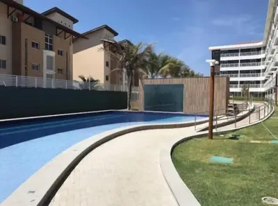A piscina em ou perto de Beach Way 2 Quartos Vista Mar, 600m Beach Park Porto das Dunas