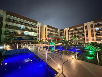 A piscina em ou perto de VGFUN-447 3 quartos 2 wcs Vista Mar Pé na Areia Praia do Futuro
