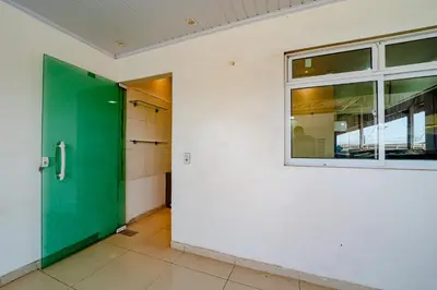 A planta de Flat Completo p 2 pessoas Proximo ao Aeroporto