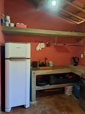 A cozinha ou kitchenette de Casa Cores da Redonda!